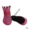 Ball decorated felt shoes1 - adult
