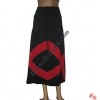 Fine rib cotton two in 1 skirt or top