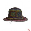 Hemp-cotton patch strappy hat