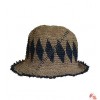 Hemp pork-pie crochet hat3