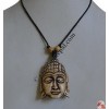 Carved bone Buddha pendant