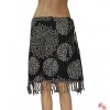 Acrylic-cotton frills skirt