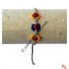 3-beads hemp hand band