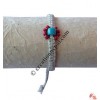 Center beads hemp hand band