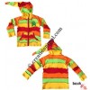 Rib 4-color joined kids jacket