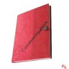 Half cover cotton laminated notebook