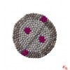 Wool felt balls circle mat4