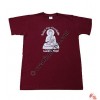 Printed Buddha cotton t-shirt 2