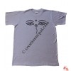 Printed Buddha Eye cotton t-shirt 2