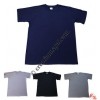 Plain color round-neck t-shirt
