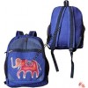 Elephant embroidery backpack