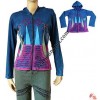 3-signs embroidered rib Jacket