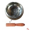 Tara design bronze singing bowl