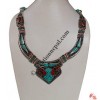 Turquiose-colral Tibetan necklace3