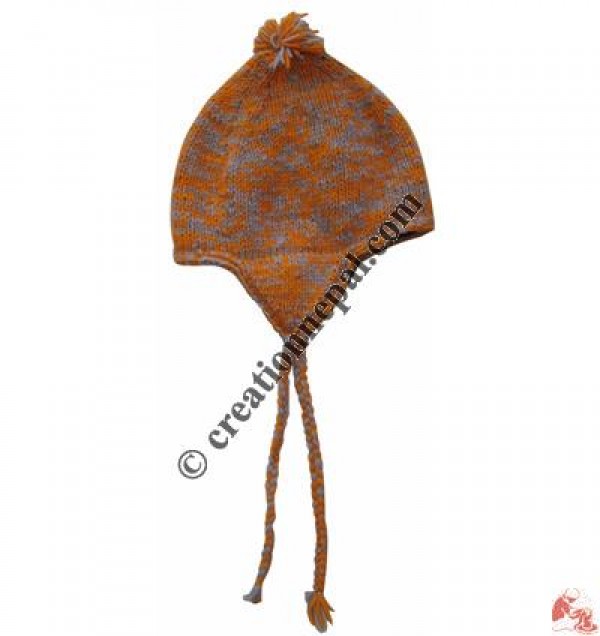 Mixed color woolen ear hat11