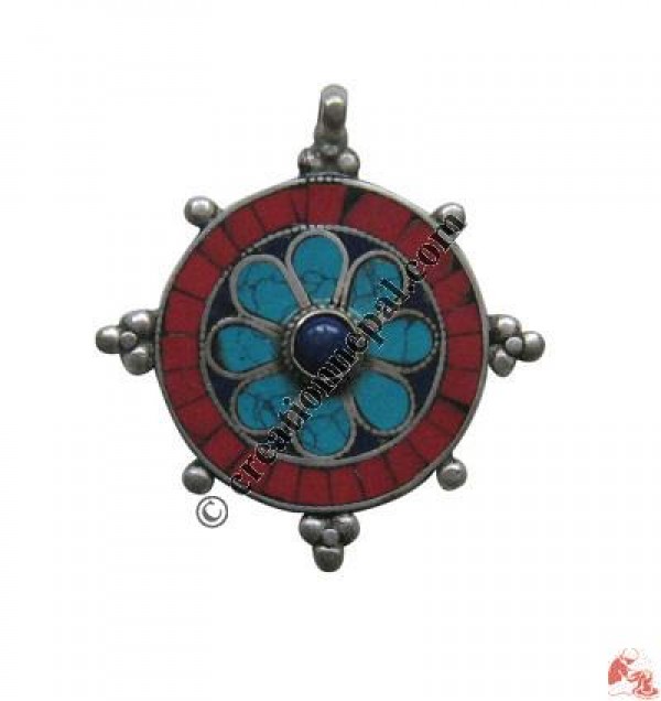 Stone setting metal pendant3