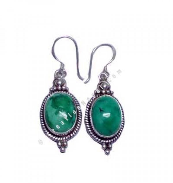Braided wire & balls Earring