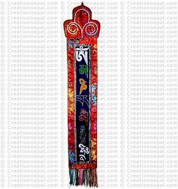 Om mani Padme Hum wall hanging