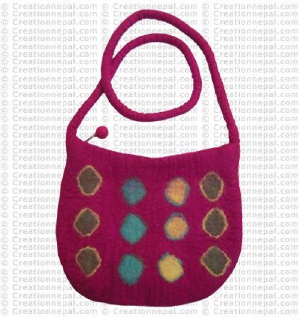 12 Dot Felt bag