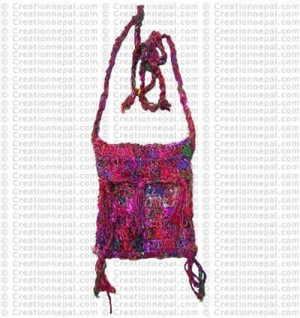 Recycled cotton passport bag