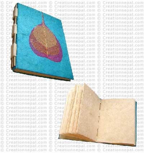 3-Bodhi leaf notebook