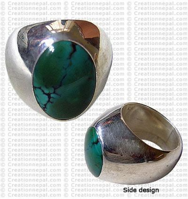 Turquoise finger ring 16