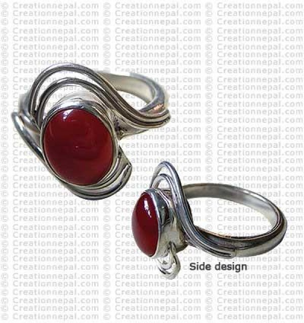 Wire design finger ring