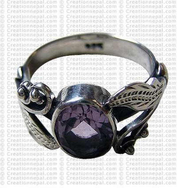 Leaf carved finger ring 3