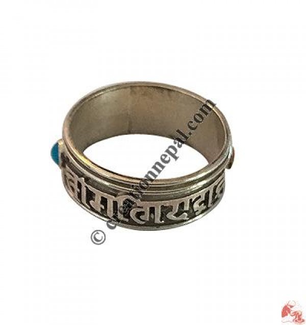Spinal om mani finger ring 1
