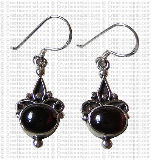 Silver bud Earring 1