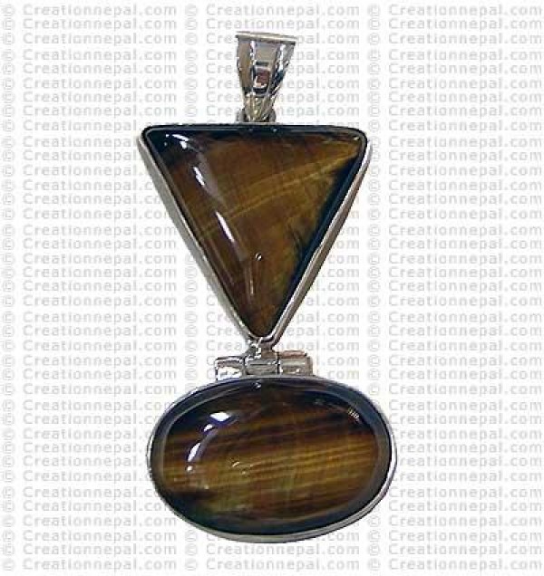 Two stone Pendant 1