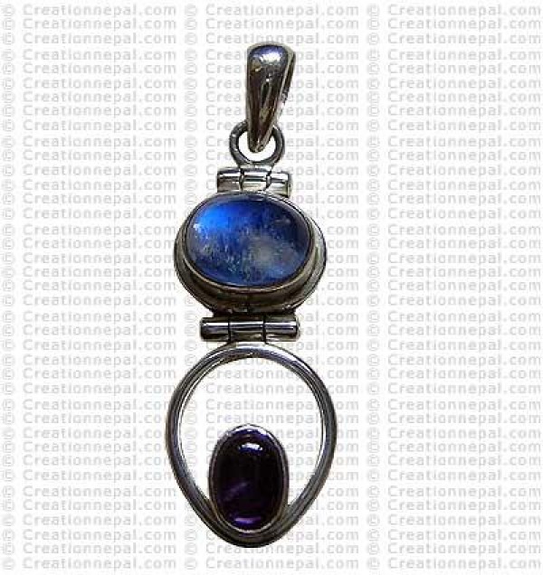 Two stone Pendant 2