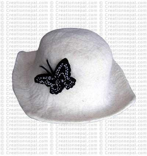 Felt Butterfly hat 2