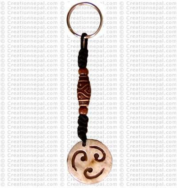 Bone keyring 8