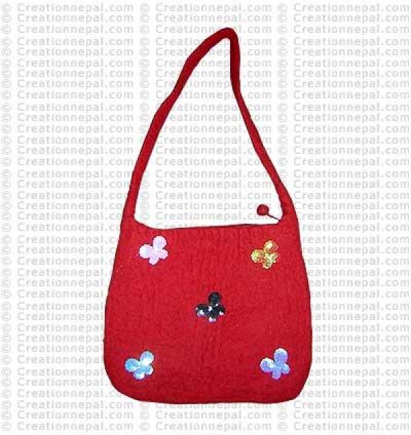 Sitara butterfly felt bag 65
