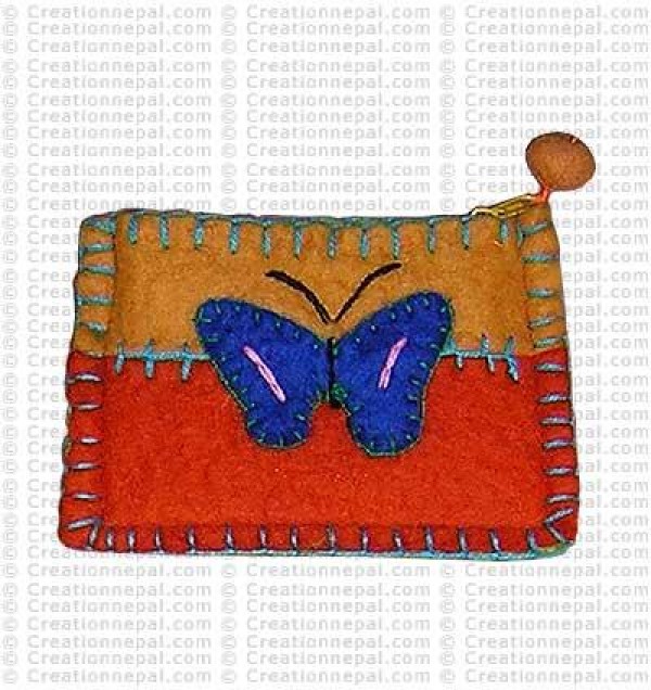 Crochet coin purse