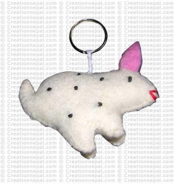 Spotted rabit Key-ring