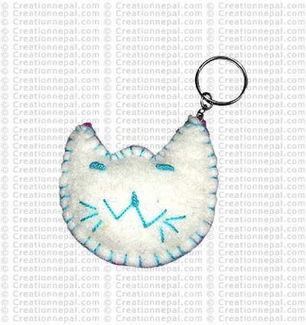 Cat head Key-ring