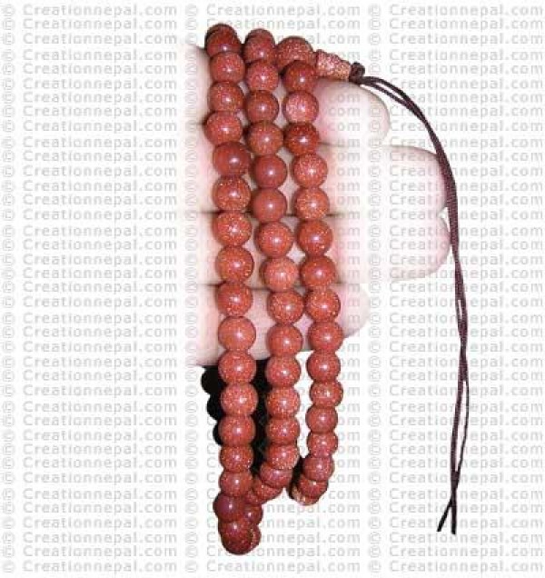 Sun-stone 7mm Mala