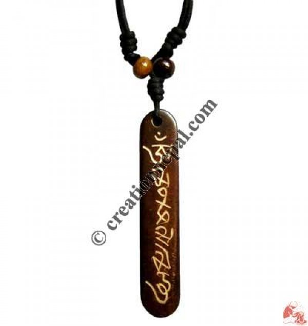 Vertical mantra pendant 1