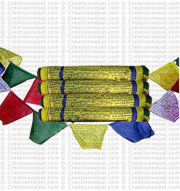 Medium Prayer Flag (packet of 5 roll)