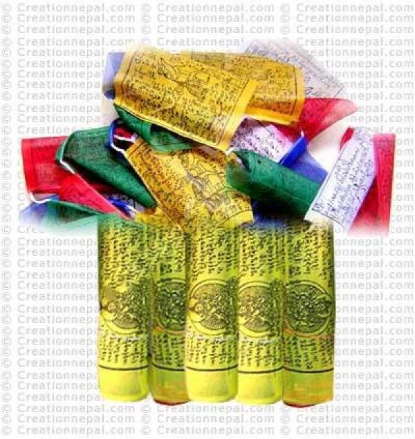 Extra large size prayer flag (packet of 5 roll)