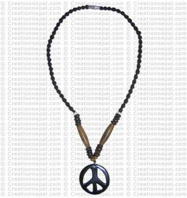 Peace pendant necklace
