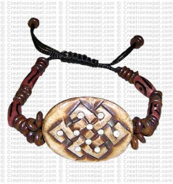 Single piece knot bracelet 1