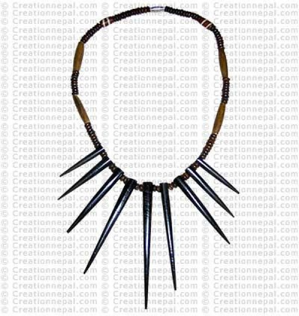 Pin shape necklace 2
