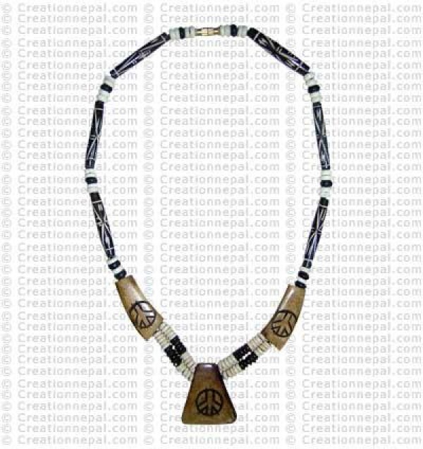 Peace signs necklace