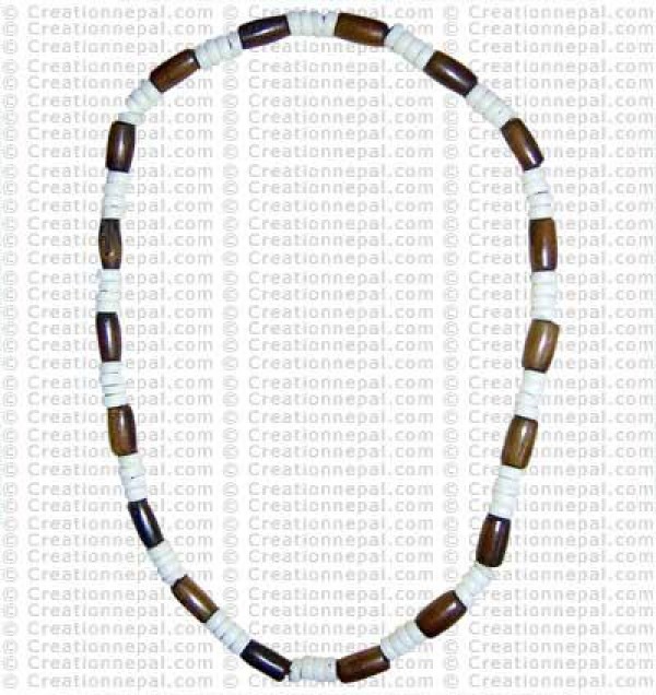 Bone beads necklace5