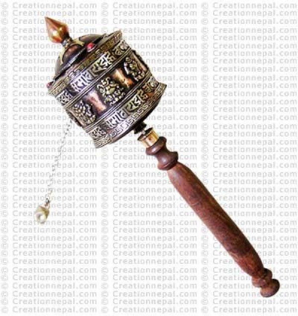 Astamangal prayer wheel