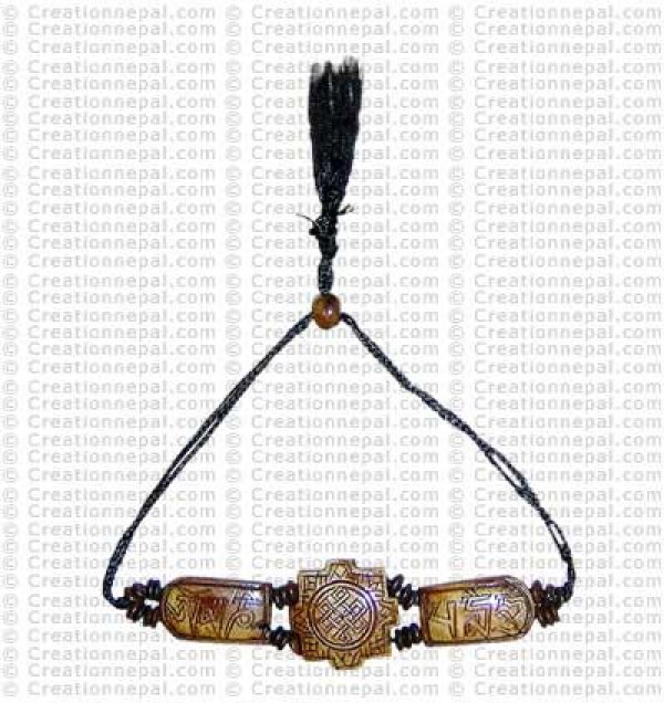 Om Mani 8-corner bracelet