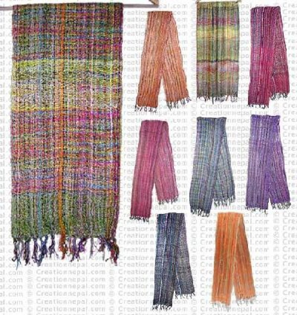 Jari-cotton loose scarf30